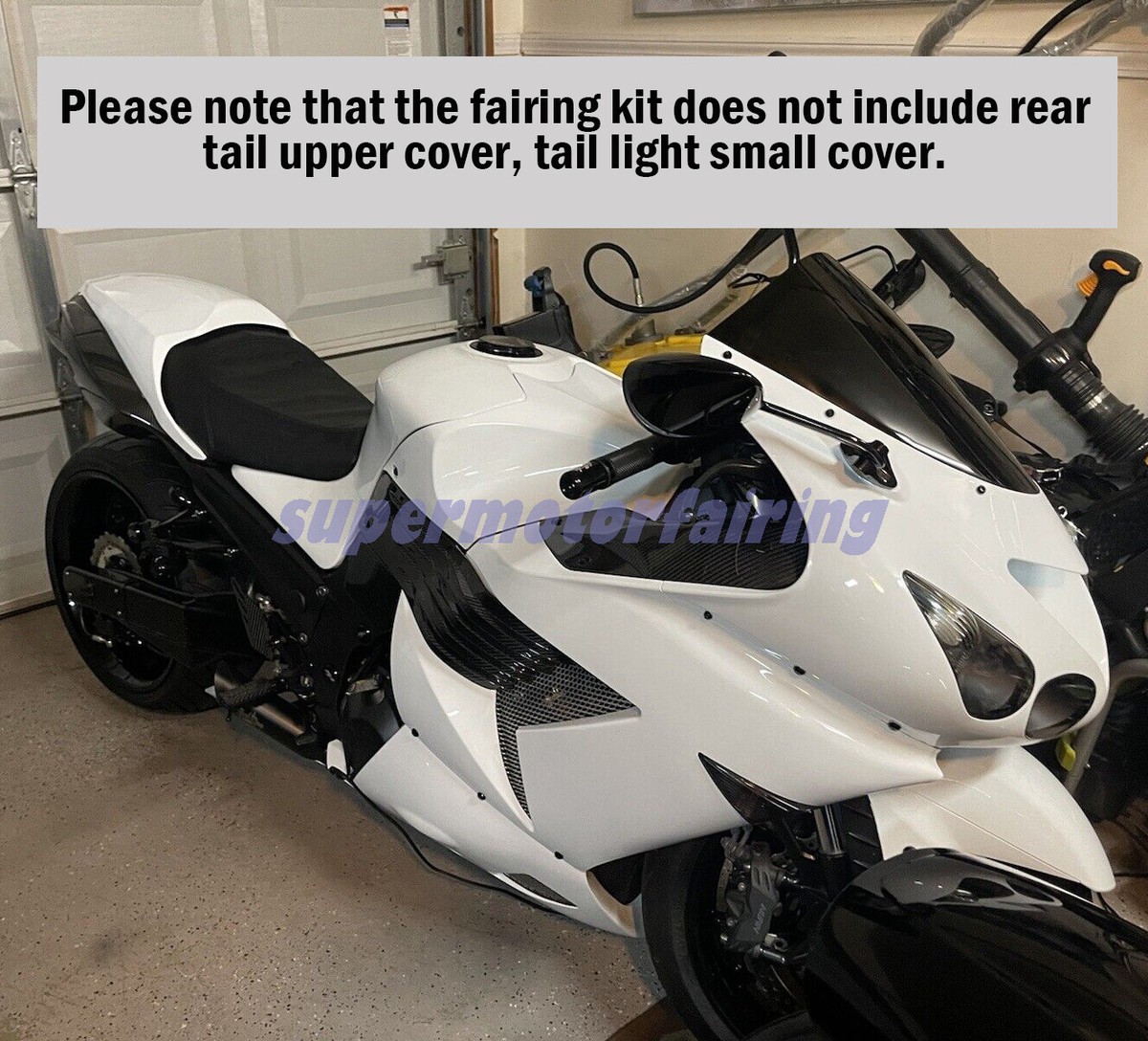 Fairing Kit For Kawasaki Ninja ZX14 2006-2011 07 Unpainted ABS