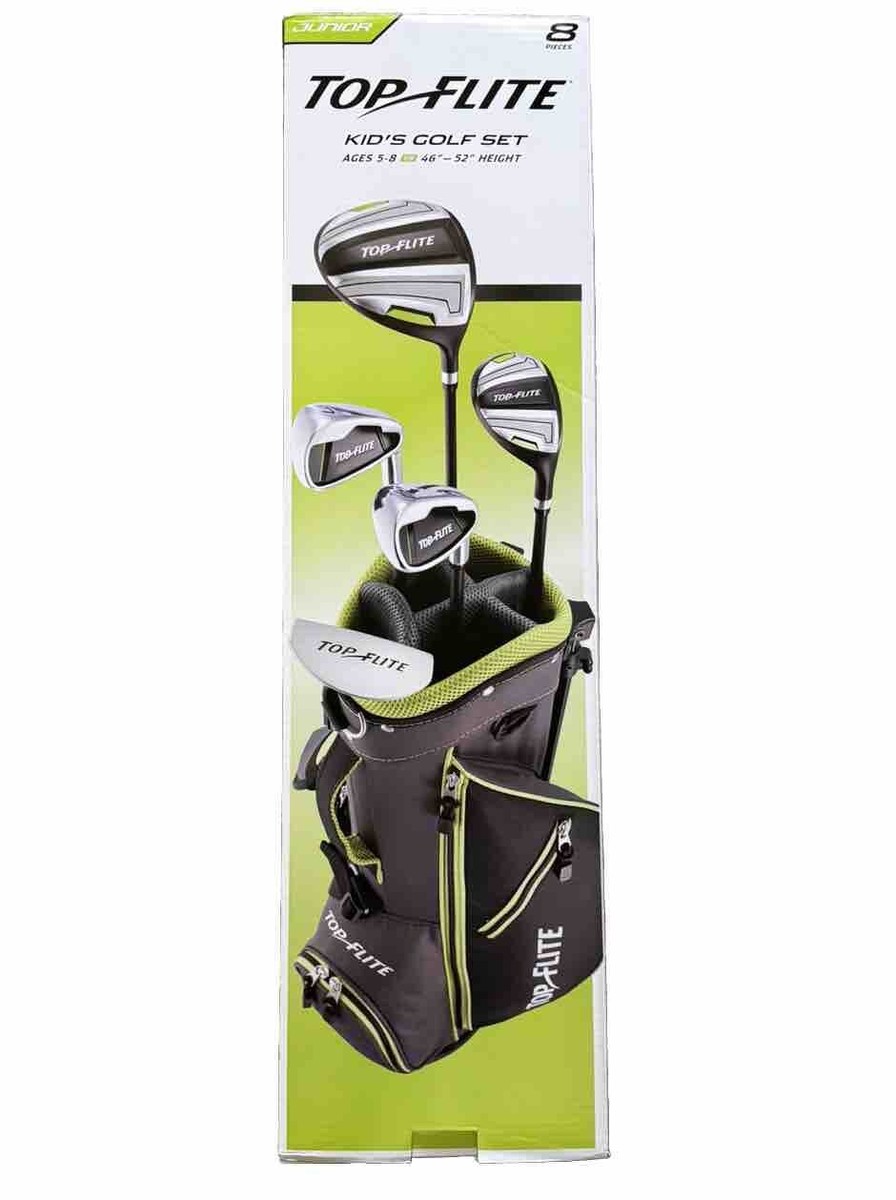 Top Flite TF19JR58BLH Complete Golf Club Set for Kid (Pack of 8