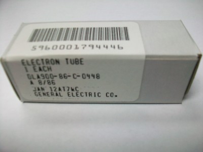 NOS GE JAN 12AT7WC / 6201 TUBES | eBay