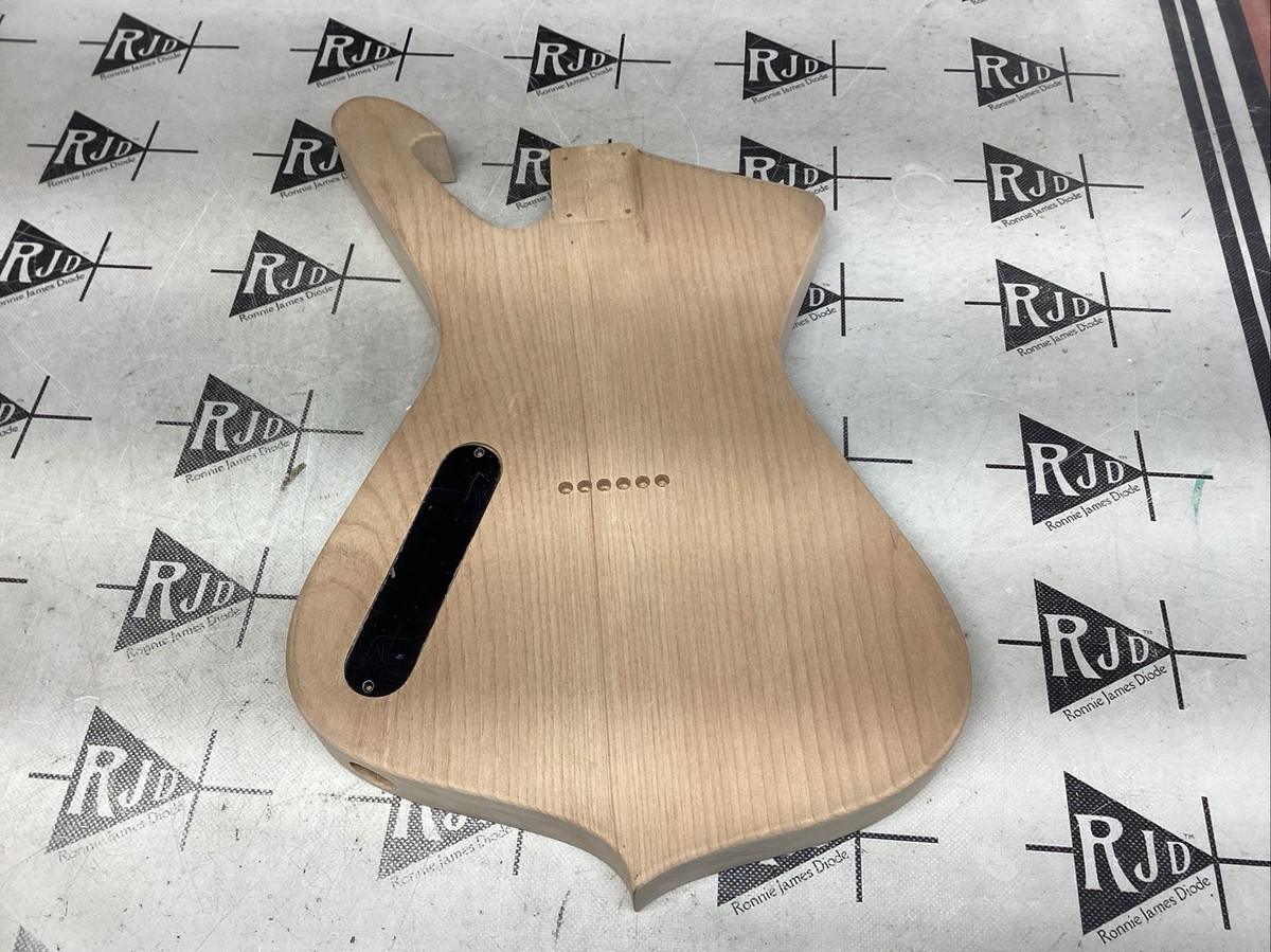 Custom Iceman Style Electric Guitar Body Alder Hardtail | eBay