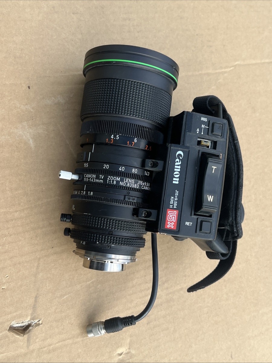 Canon J15x9.5B4 KRS H 15x Zoom Lens | eBay