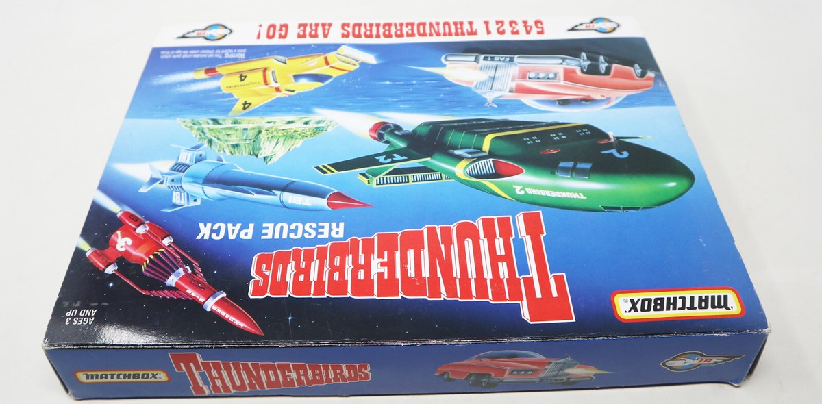 VINTAGE 1994 TYCO MATCHBOX THUNDERBIRDS RESCUE PACK VEHICLE SET
