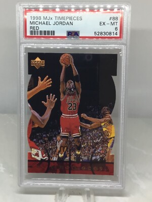 1998 Upper Deck mjx - Michael Jordan #88 Mj Timepieces Red /2300