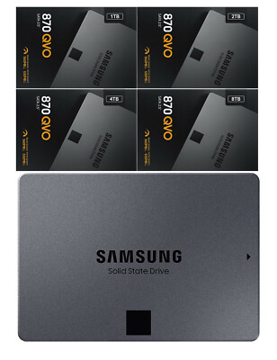 SamSung SSD 870 QVO 1TB 2TB 4TB 8TB Solid State Drive Internal