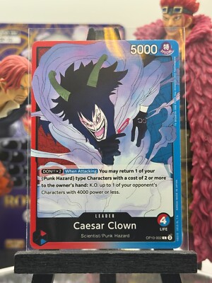 One Piece CG Caesar Clown OP10-002 Royal Blood Leader! | eBay