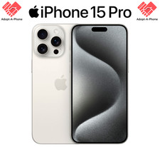Apple iPhone 15 Pro - 128 GB - White Titanium (Unlocked) for sale