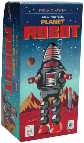 Lilliput Green Robot, Windup, NP5357 Schylling Reproduction 6.25