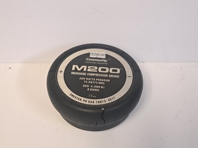 Community M200 Mid Range Compression Driver 2” Throat Horn 8 Ohm