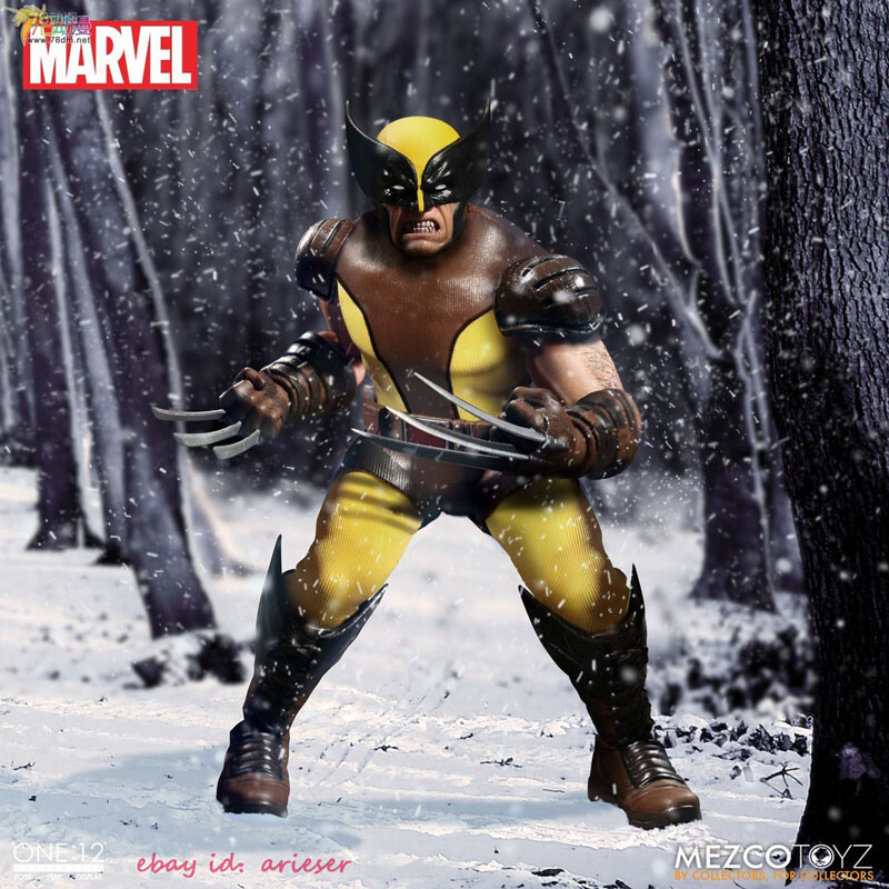 Hot New Mezco 1/12 Marvel Series Wolverine Action Figures Toy