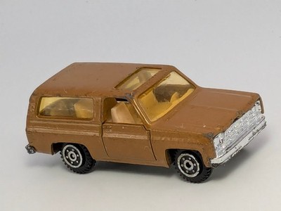 Vintage Yatming Brown Chevy Blazer Truck #1064 Hong Kong 1:64