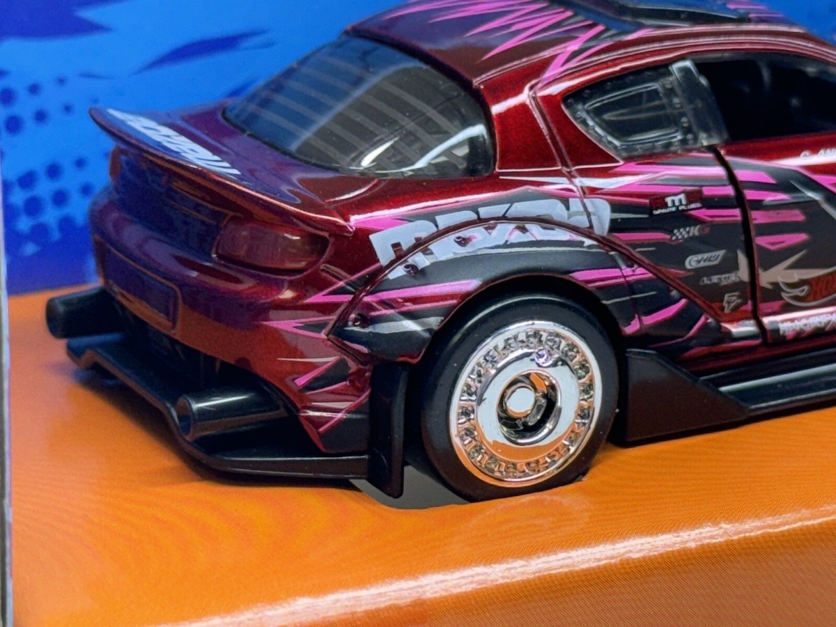 NEW 2024 Hot Wheels Pull-Back Speeders Mazda RX8 Custom | eBay
