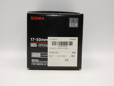 Sigma EX 17-50mm f/2.8 OS HSM DC Lens For Nikon for sale online | eBay