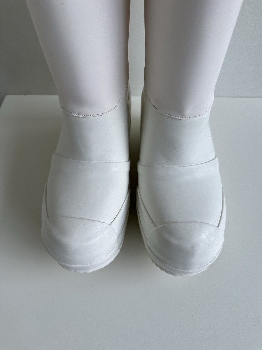 Celine Planet Rubber Boots White sz 36 Pre-Fall 2018 Phoebe Philo