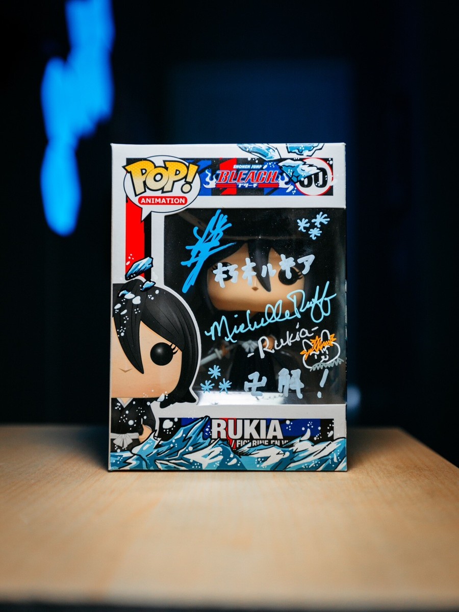 Funko Rukia Kuchiki Signed Fumiko Orikasa Michelle Ruff Custom Art