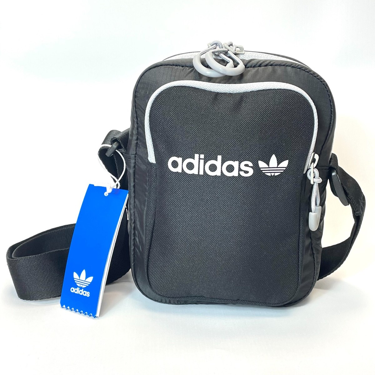 adidas Originals ZX Canvas Mini Shoulder Crossbody Bag Black | eBay UK