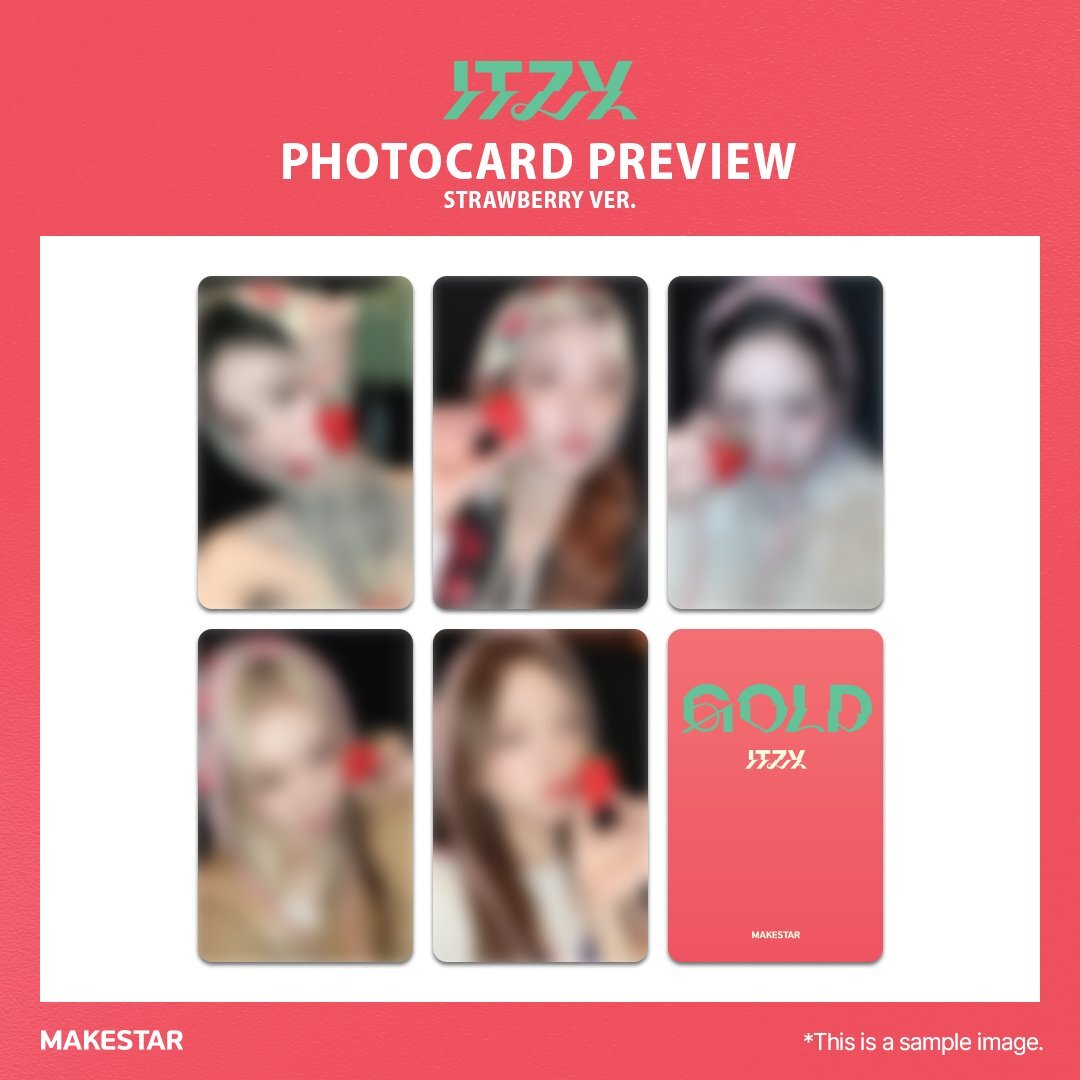 ITZY GOLD MAKESTAR FANSIGN FANCALL EVENT R1 PHOTOCARD OFFICIAL | eBay