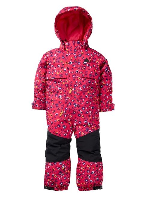 Burton Toddlers' 2L One Piece Kid's Snowsuit, Wildcat Floral, 2T