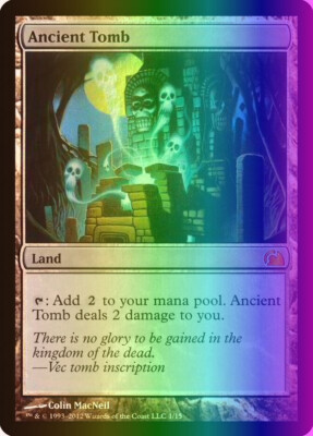 MTG Magic the Gathering Ancient Tomb (1/15) FTV Realms LP FOIL | eBay