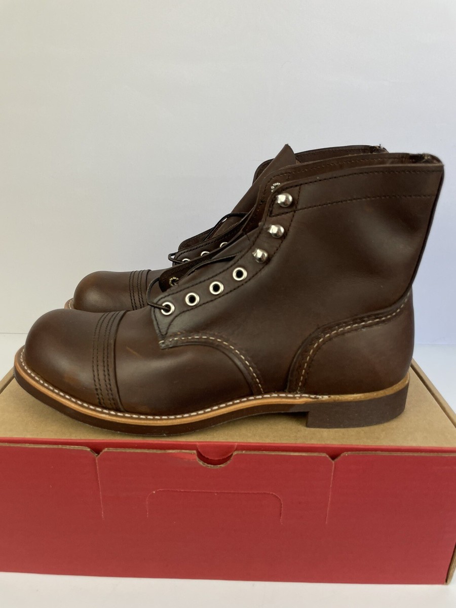 Red Wing 8111 Iron Ranger 6-in Men's Boot in Amber Harness Leather