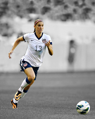 USA Soccer ALEX MORGAN Glossy 16x20 Photo Spotlight Poster FIFA
