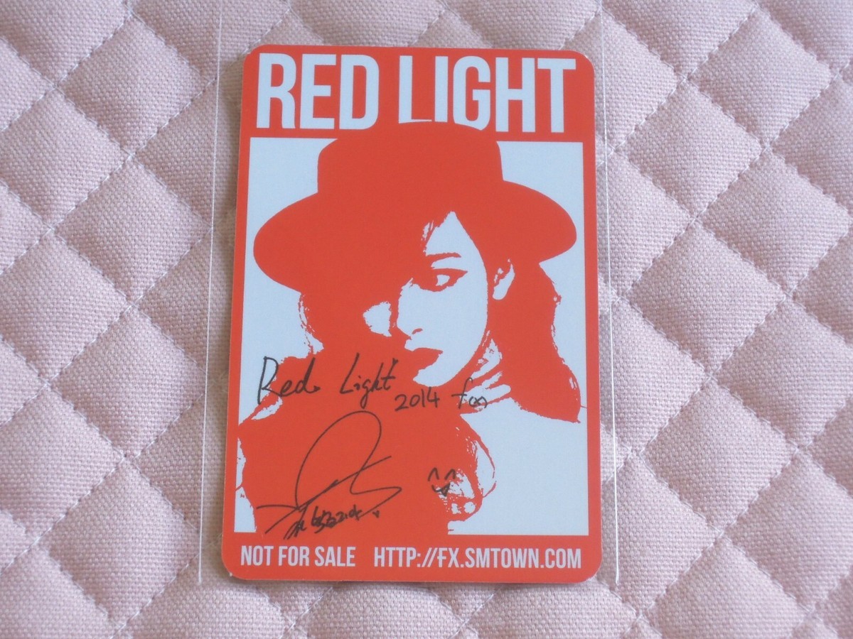 f(x) FX 3th Album Red Light Photocard Set KPOP Amber Krystal