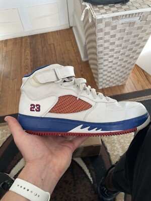 Nike Air Jordan 5 V Fusion Varsity Sz 13 Red Blue Ribbon 318608