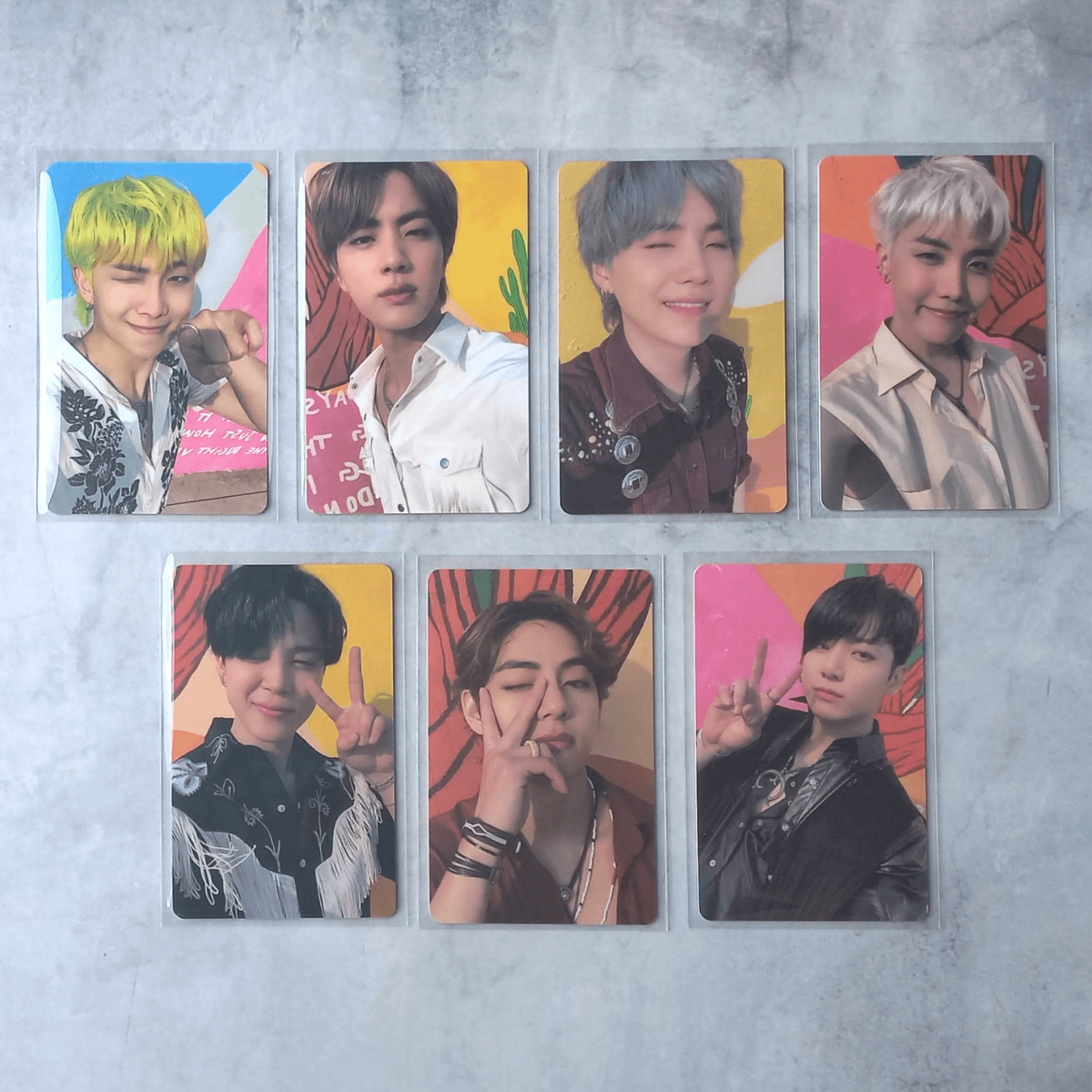 BTS Butter Lucky Draw Sound Wave Photo Card - RM Jin Suga JHope