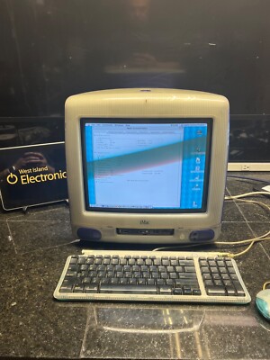Vintage APPLE iMac G3 Purple Grape-333MHZ-OS 9 -TESTED | eBay