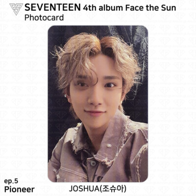 SEVENTEEN 4th Album Face the Sun Official Photocard ep.5 Pioneer