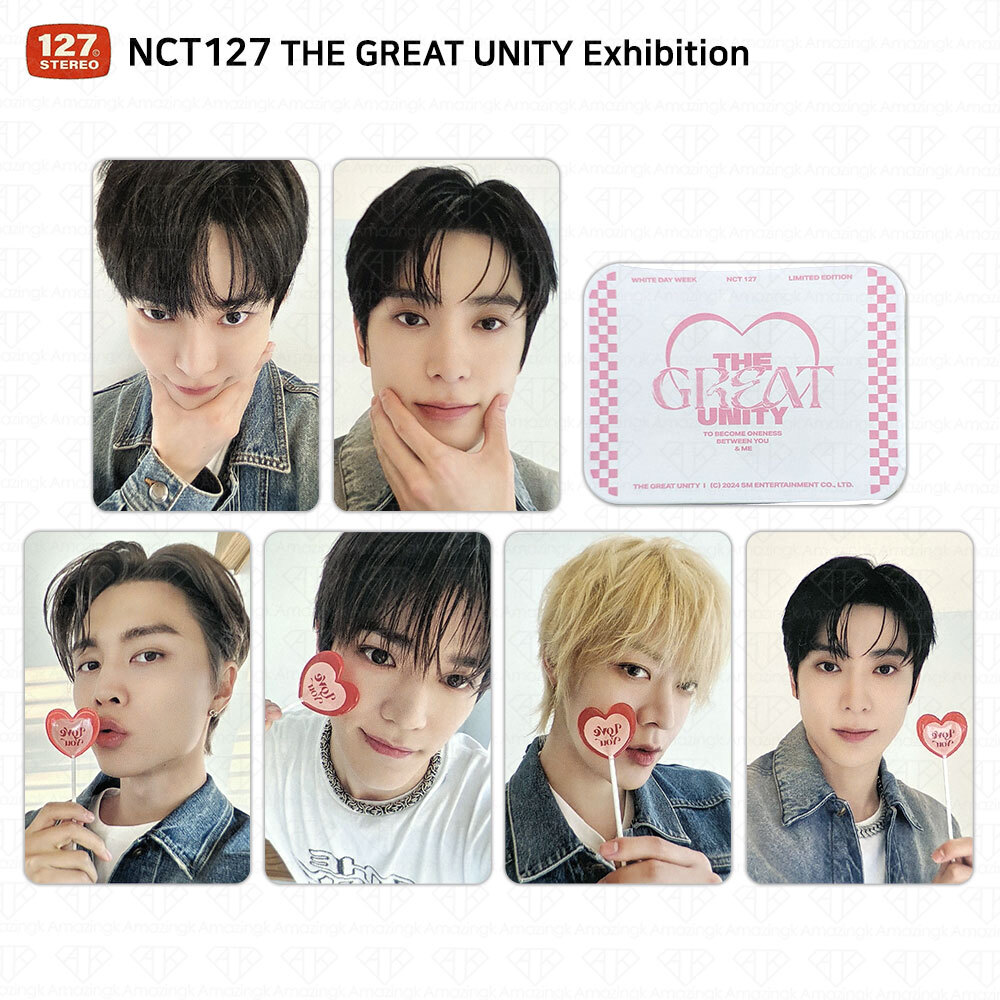 NCT127 The Great Unity Official MD White Day Tin Case Photocard