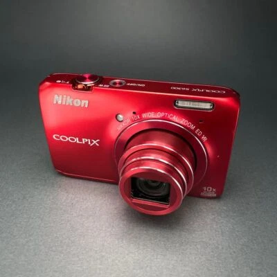Nikon COOLPIX S6300 16 MP Digital Camera w/10x Zoom NIKKOR 90%NEW