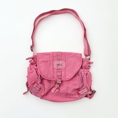 Diesel Pink Denim Mesh Shoulder Bag – Y2K 2000s Rare Vintage | eBay