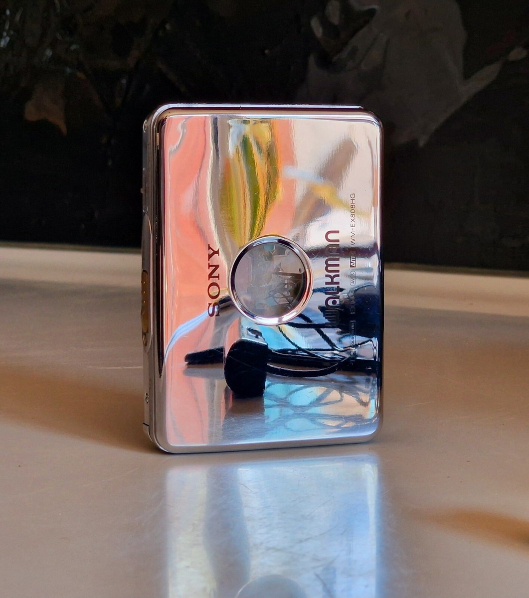 Sony Walkman WM-EX808HG Limited Edition Mirror Chrome Cassette