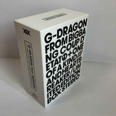 G-DRAGON COUP D'ETAT+ONE OF A KIND&HEARTBREAKER 2CD+DVD Limited