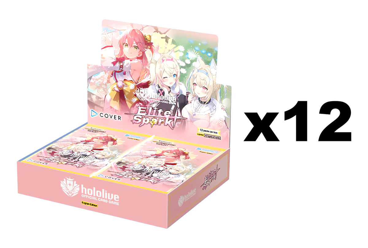 12 Hololive OCG English Elite Spark Booster Box Factory Sealed