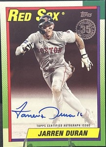 Jarren Duran Auto | eBay