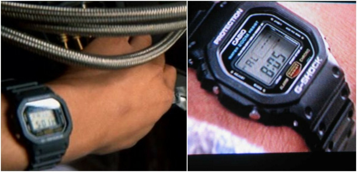 RARE 1990 Casio G-SHOCK DW-5600C-1V 901 as Worn by Keanu Reeves in