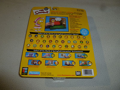 NEW ON CARD THE SIMPSONS SUNDAY BEST LISA FIGURE SERIES 9 INTELLI