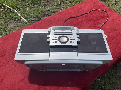 SONY ZS-D55 Portable Stereo Radio CD Cassette Boombox, CD PLAYER