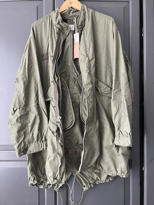 orSlow Japan Military M-65 Fish Tail Parka Coat - Army Size 2 real