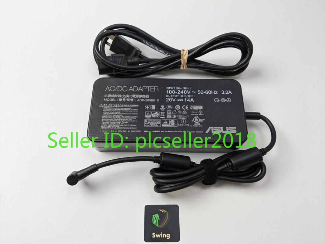 NEW ASUS AC Adapter Charger ADP-280BB B 280W 20V+ Power Cord | eBay