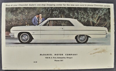 1964 Chevrolet Mailer Brochure Impala Chevelle Nova Corvair
