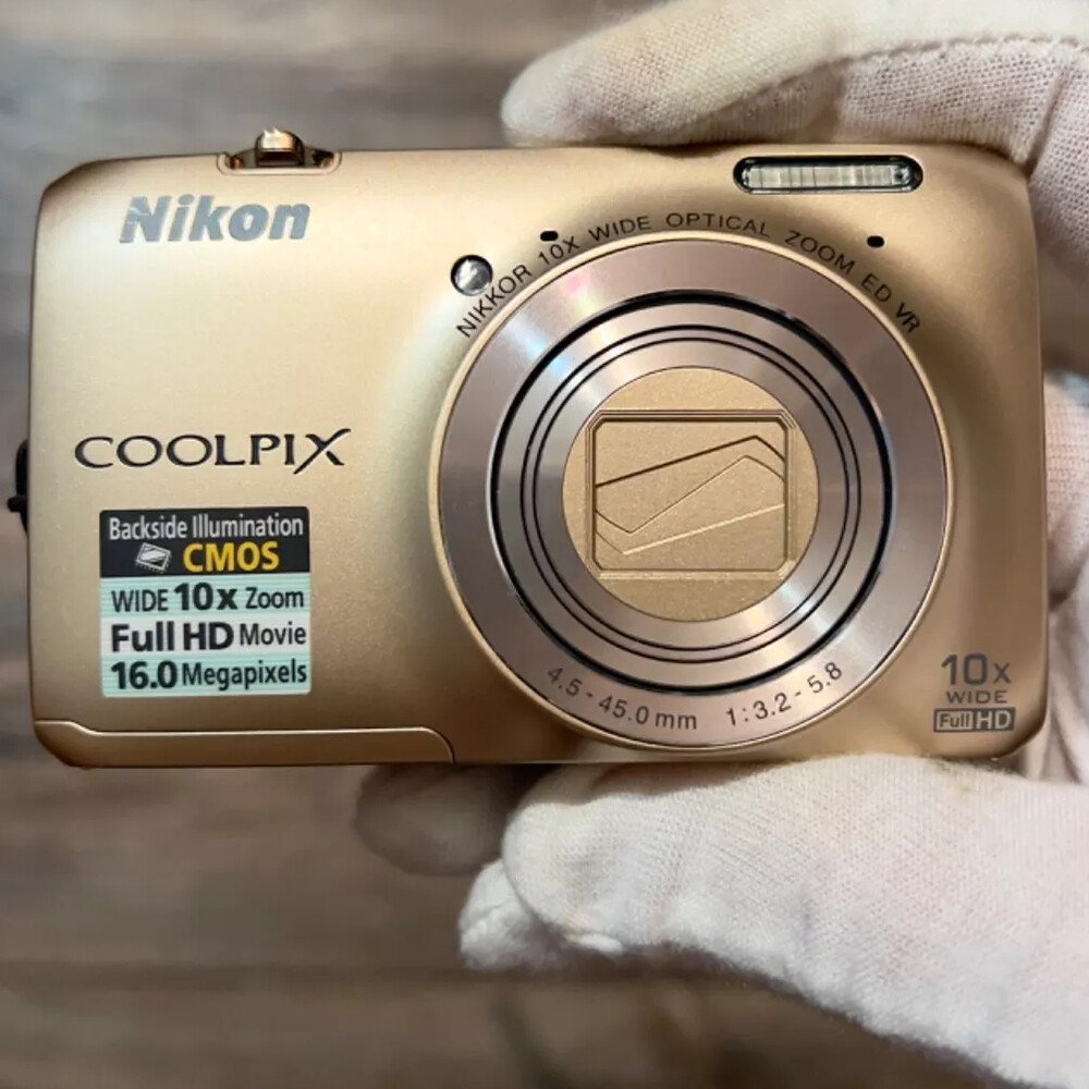 Nikon COOLPIX S6300 16MP Digital Camera 10x Zoom NIKKOR Glass Lens