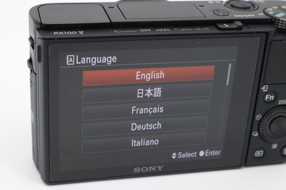 Sony Cyber-shot DSC-RX100 VA DSC-RX100M5A English Menu [Near MINT