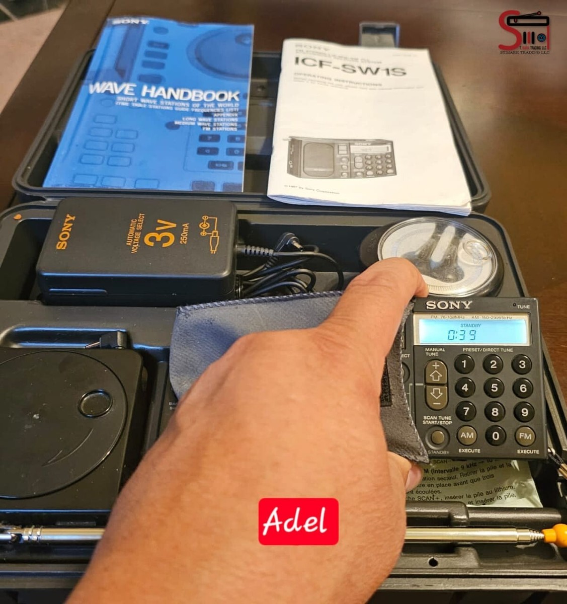 Sony ICF-SW1 Recapped & Upgraded By Adel In Excellent Condition