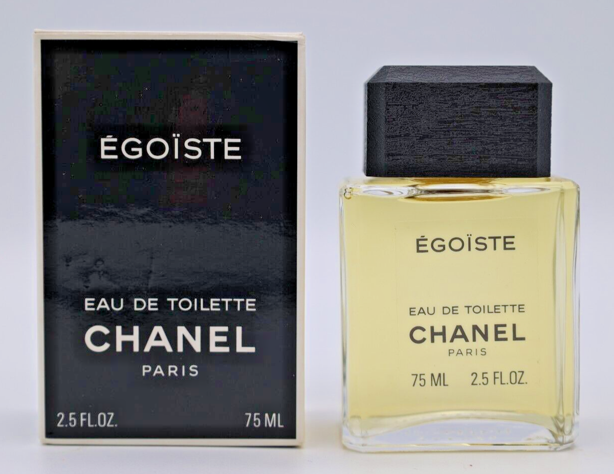 Chanel Egoiste 75ml / 2.5 oz EDT Boxed Splash Bottle 2008 Vintage