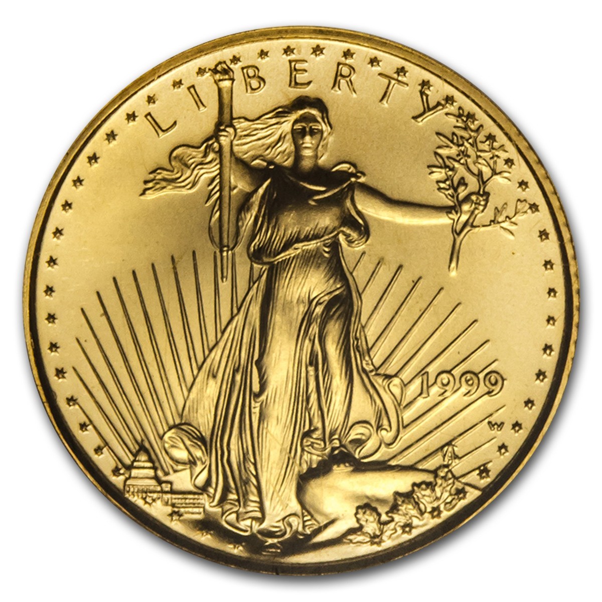 1999-W 1/10 oz American Gold Eagle MS-70 NGC (W Variety) | eBay