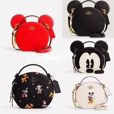 NWT Coach CM194 CM840 CM856 CM846 Disney X Coach Mickey Mouse Ear