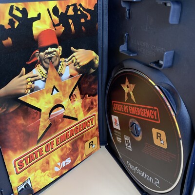 State of Emergency (Sony PlayStation 2, 2003) w/ Manual TESTED