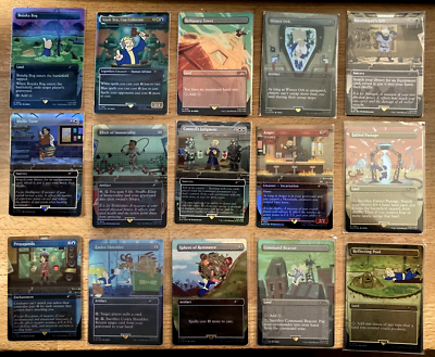 MTG Fallout RAINBOW FOIL Secret Lair 16 Card Set NM | eBay